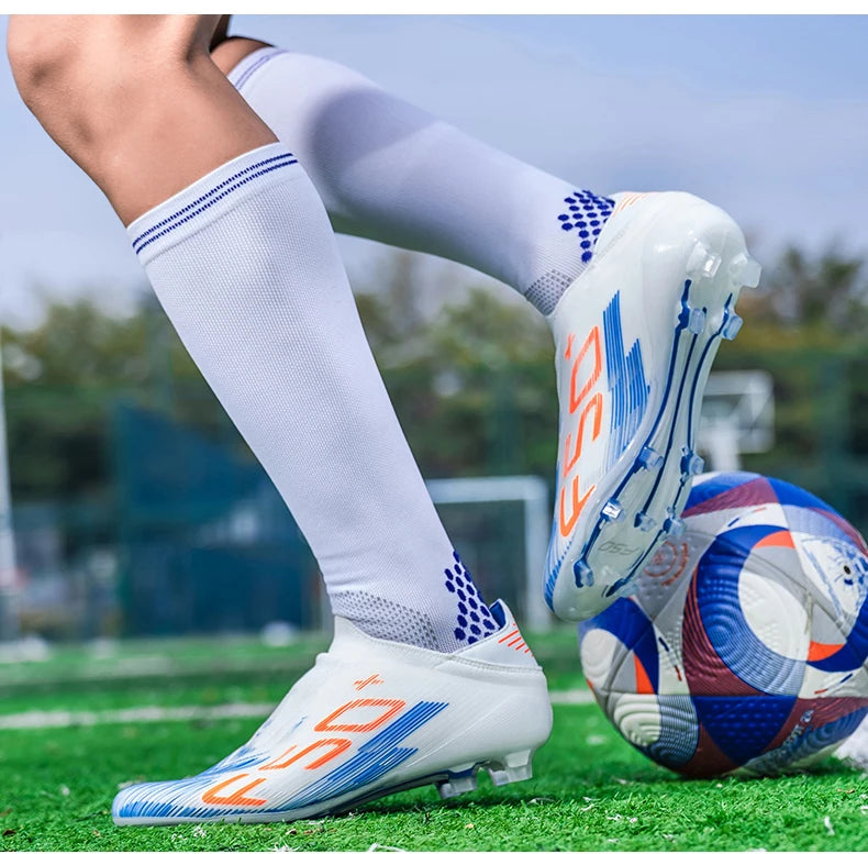 Pointure 35-45 Chaussures de football FG/TF pour hommes, futsal, professionnelles, unisexes, pour garçons, chaussures de football, baskets