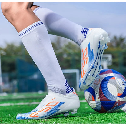 Pointure 35-45 Chaussures de football FG/TF pour hommes, futsal, professionnelles, unisexes, pour garçons, chaussures de football, baskets