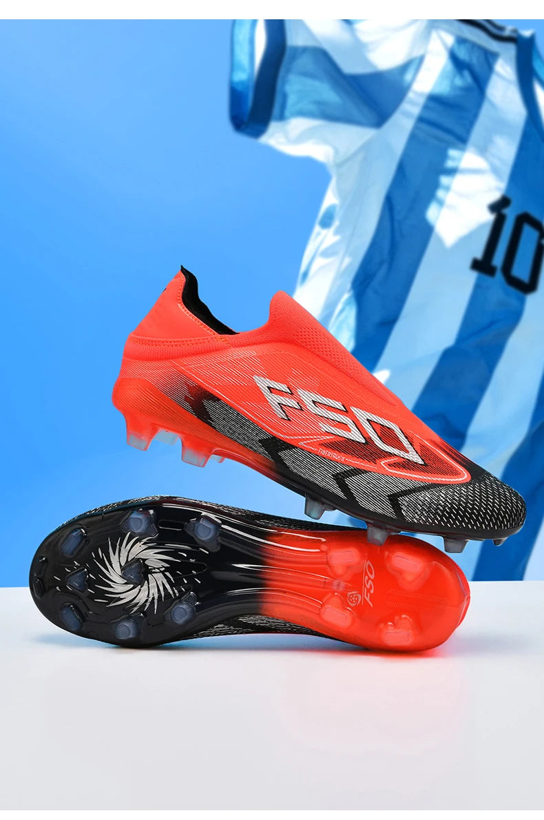 Chaussures de football pour hommes, neuves, pour terrain gazonné, professionnelles, originales, résistantes, décontractées, chaussures de football de qualité supérieure, ultralégères