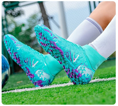 Chaussures de football professionnelles pour hommes, crampons de football, chaussures de football originales pour terrain intérieur, bottes d'entraînement sur gazon TF/FG, baskets