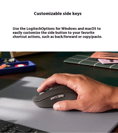 Logitech M750 Mouse 2.4Ghz USB Receiver Wireless Mice 2000DP Office Smart Mouse Portable Mouse For PC Laptop