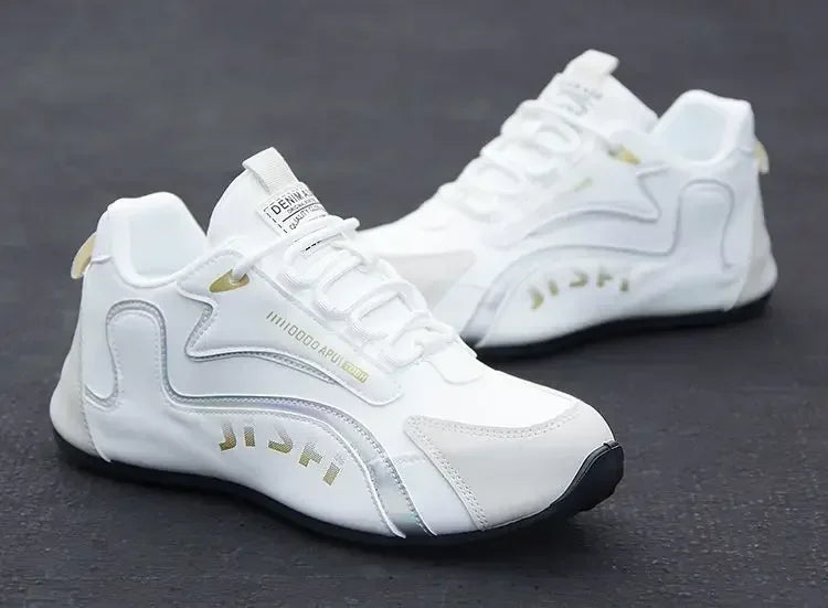 Miesten PU-nahkaiset vedenpitävät lenkkarit, rennot urheilukengät, kevyet, hengittävät, tasapohjaiset, luistamattomat tenniskengät, Zapatillas Hombre