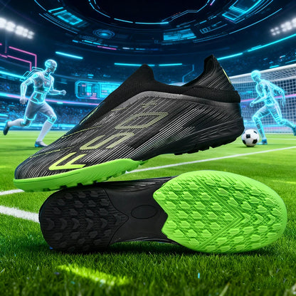 Nouvelles chaussures de football pour hommes, crampons antidérapants ultralégers FG pour gazon, chaussures de sport confortables pour adultes, chaussures de futsal antidérapantes