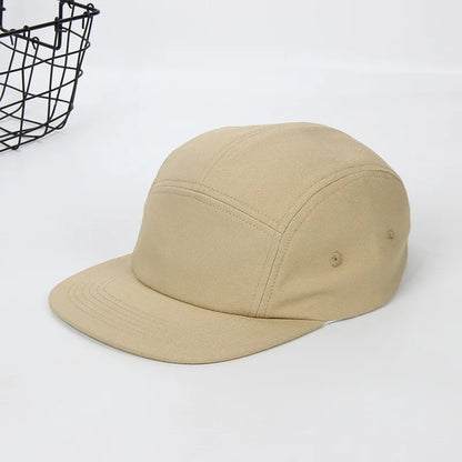 Summer Cotton 5 Panel Big Size Baseball Caps Oversize 62cm Flat Top Sports Snapback Cap Hip Hop Skateboard Hat Custom Wholesale
