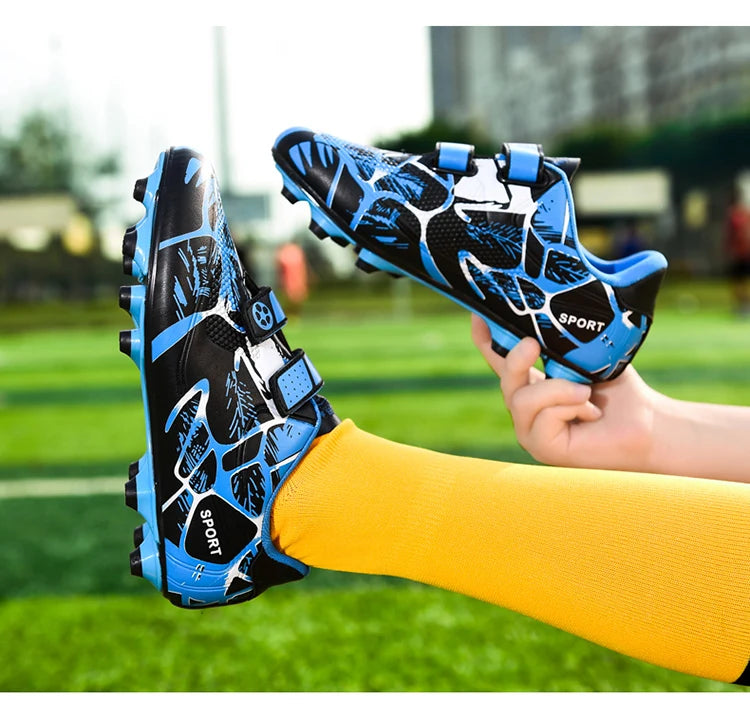Chaussures de football pour enfants FG/TF, bottes de football pour garçons, crampons d'extérieur, crampons de futsal, chaussures de sport d'entraînement, taille 33-38