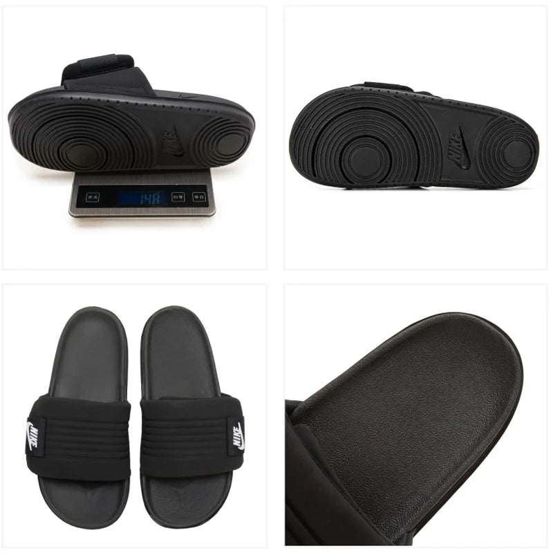 Nike Offcourt Adjust Men's Black Lightweight Outdoor Casual Slides DQ9624-001