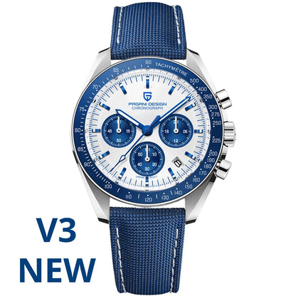 PAGANI DESIGN AK Project Mars Men's Watches Top Luxury Quartz Watch For Men AR Sapphire Speed Sport Chronograph Automatic Date
