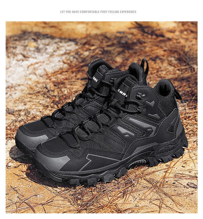 2025 New Hiking Shoes Unisex Outdoor Hiking Sports Shoes Camping Boots Ladies Waterproof Walking Shoes Non-slip Hiking Shoes