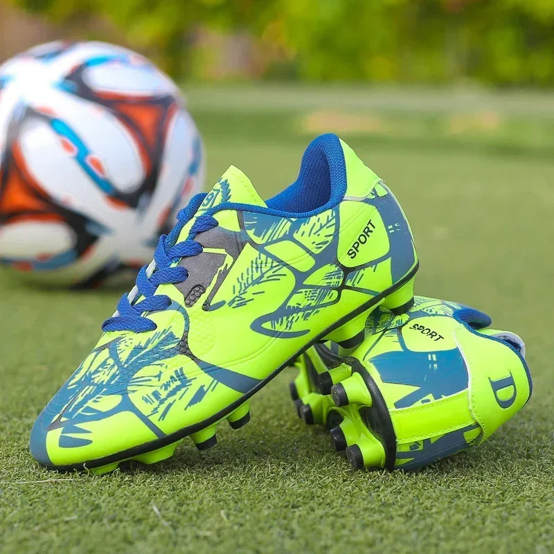 Chuteiras de futebol novas para homem e criança, ultraleves, antiderrapantes para relva, botas de futebol profissionais para adulto, calçado de treino para rapaz, dropshipping