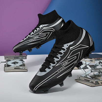 Men's Football Shoes, Anti-Slip Boots, AG/FG Spikes, Professional Training Shoes, Breathable Football Shoes