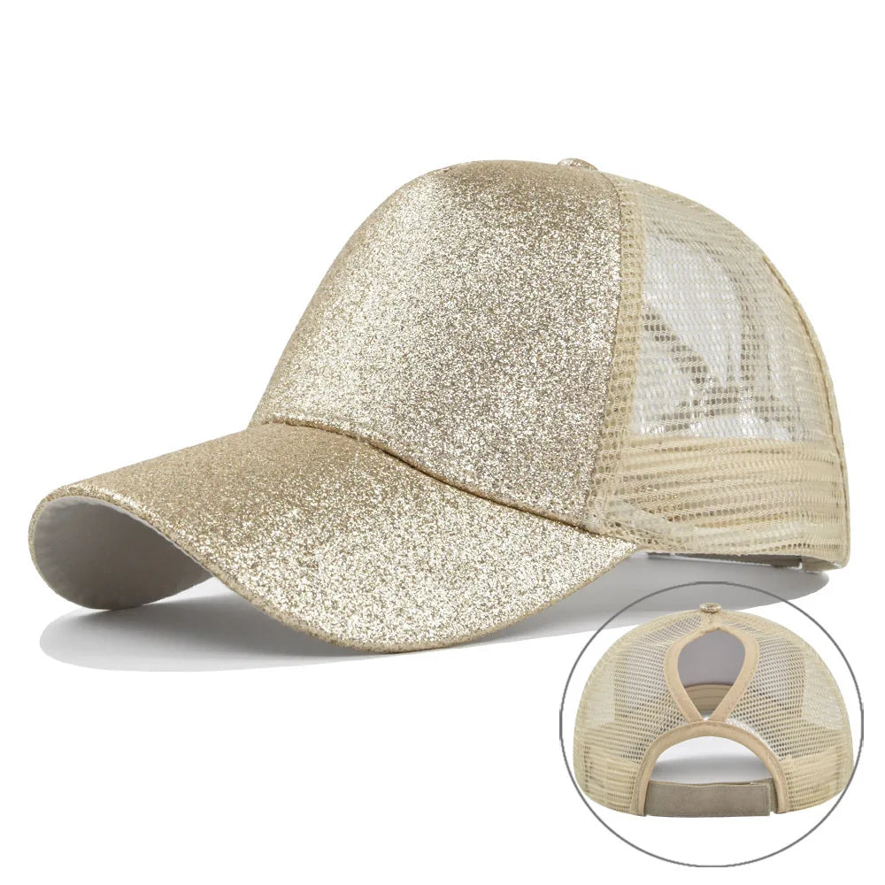 2023 Women Summer Ponytail Baseball Cap Cotton Camouflage Print Mesh Hat Adjustable Sports Golf Hat Girl Outdoor Casual Sun Hat