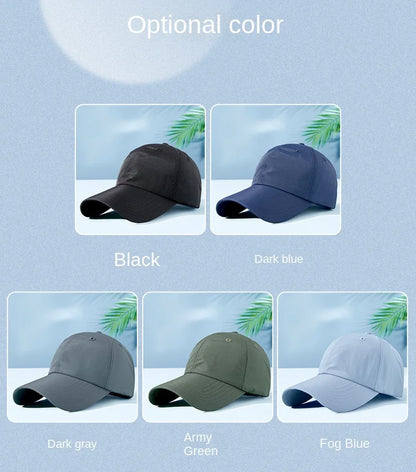 Unisex Waterproof Baseball Cap Outdoor Hat Quick Dry Sun Hat [All Senson] Men Women Sport Golf Hat
