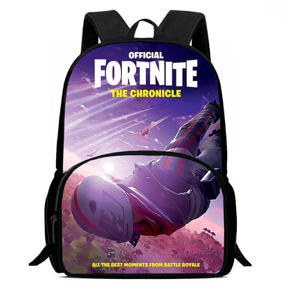 Hot Game Design Child Backpacks Shoulder Bag Pencil Case F-FortniteS Pupil Large Capacity School Bags for Boys Girls Best Gift