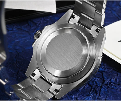 San Martin 40mm Stainless Steel Classic Men Diver Watch Japan NH35 Automatic Mechanical Sapphire Waterproof 300m SN0111