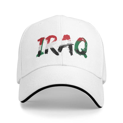 Women Men Iraq Flag Iraqi Outdoor Hat  Sun Cap Casual Baseball Cap Sunscreen Hats