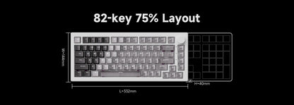Akko 5075 V3 HE Magnetic Keyboard 75%  Custom Mechanical Gaming Keyboard Rapid Trigger 0.005mm 8K Polling Rate ARGB