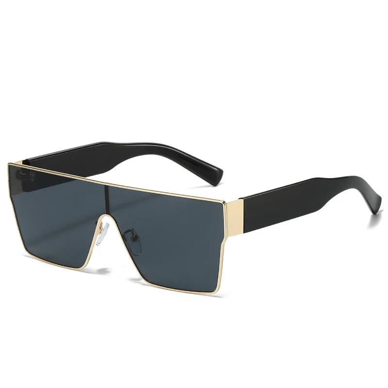 WarBLade Retro Square Sunglasses Men Women 2025 Luxury Brand Designer One Piece Decoration Sun Glasses Men Travelling Eyewear