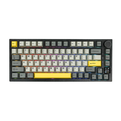 Ajazz AK820 Pro 75% Gasket-mounted Wired/Bluetooth 5.1/2.4G Wireless Mechanical Keyboard with TFT Screen for Win/Mac