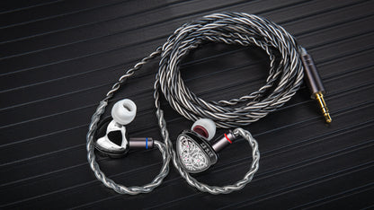 KBEAR Tourbillon-Pro TB-PRO HiFi Wired Earbuds 10mm Dynamic Driver In-Ear Earphones, High Resolution Type-C HIFI Wired Earbuds with PU+PEEK+DLC Diaphragm