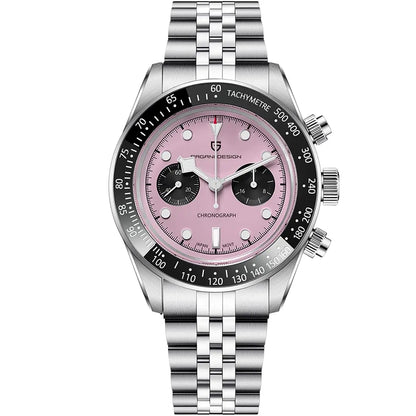 PAGANI DESIGN New Panda Men's Watches Top Luxury Quartz Wristwatches Chronograph Watch Man 2026 Gift AR Sapphire Ceramic Bezel