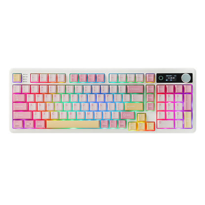 EPOMAKER TH99 PRO 96% ANSI US Layout Hot-Swap Wired/Bluetooth/2.4Ghz Wireless Mechanical Keyboard with 10000mAh for PC/Mac