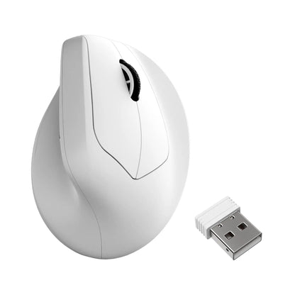 Keychron M5 draadloze ergonomische optische muis, 8K polling rate, 2.4GHz & Bluetooth, Type-C, 3950-sensor