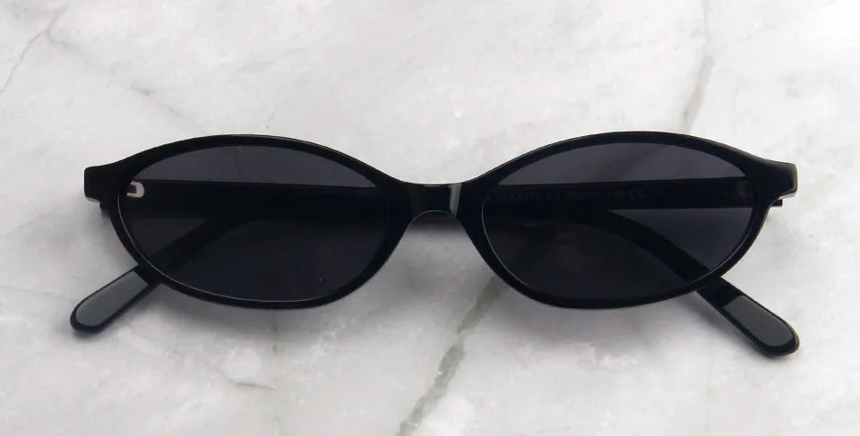 Trendy Acetate Small Oval Sunglasses Women 90'S Outfit Vintage Sun Glasses for Men Fashion Polarized Glasses  UV400 Protection
