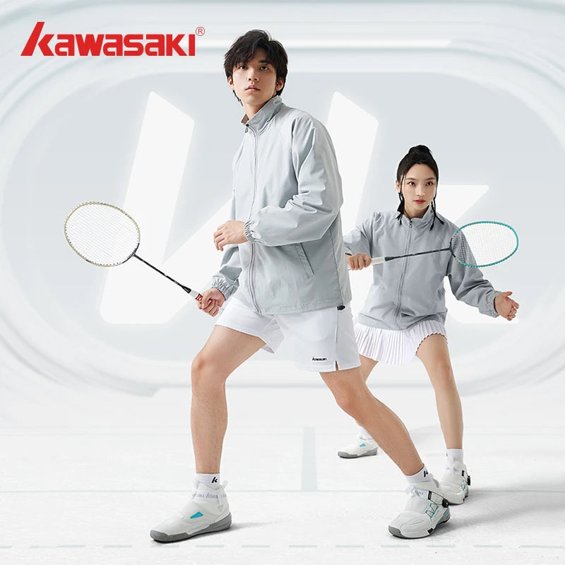Kawasaki King Series 2.0 Professional Badminton Shoes For Men Women Anti-Twist Sports Original Men's Tennis Shoes Sneakers A3311