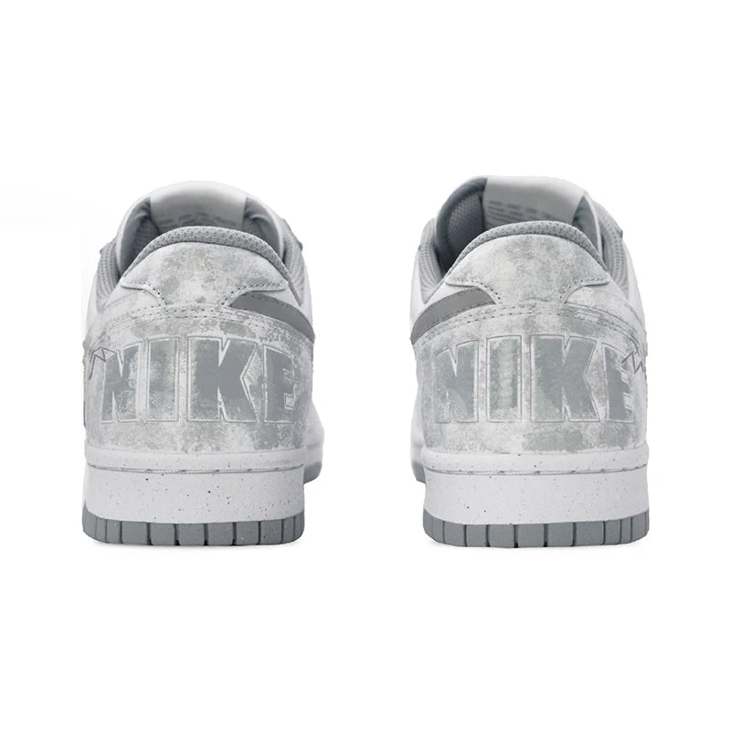 Personalizované tenisky Nike Big Cold Fog Rose Retro High Street & Chinese Ink Wash – protiskluzové nízké skateové boty pro muže