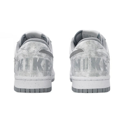 Personalizované tenisky Nike Big Cold Fog Rose Retro High Street & Chinese Ink Wash – protiskluzové nízké skateové boty pro muže