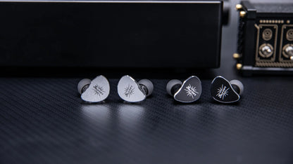 Kiwi Ears Belle 10mm DLC Dynamic Driver In-Ear Monitor HiFi Wired Earbuds with Silver-Plated Cable, Professional Audiophile IEM by Linsoul