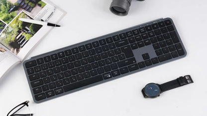 Keychron B6 Pro ISO Layout Ultra-Slim Wireless Keyboard Full Size Portable Lightweight 2.4GHz & Bluetooth Connections