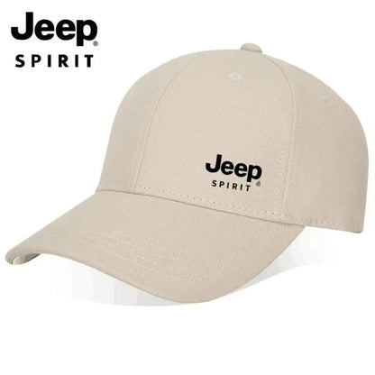 JEEP 2026 new style hats: Men's baseball cap, hardtop, all-season trendy baseball cap, versatile and trendy sun hat for both men