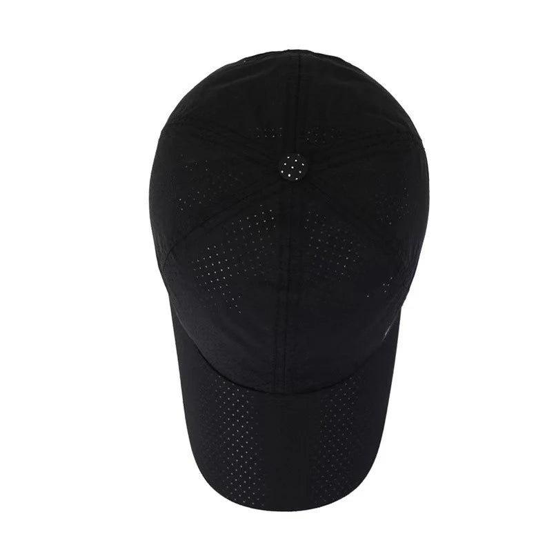 Spring Summer Outdoor Running Cap Unisex Thin Quick Drying Breathable Baseball Cap Soft Top Strapback Golf Cap for Men and Women