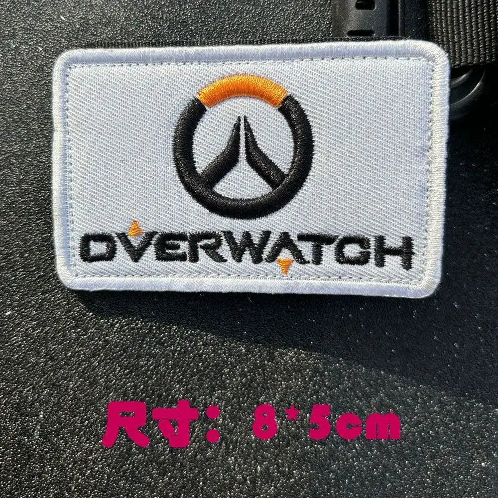 Anime Overwatch DVA Armband Patch Cosplay Backpack Applique Decoration Patches Clothing