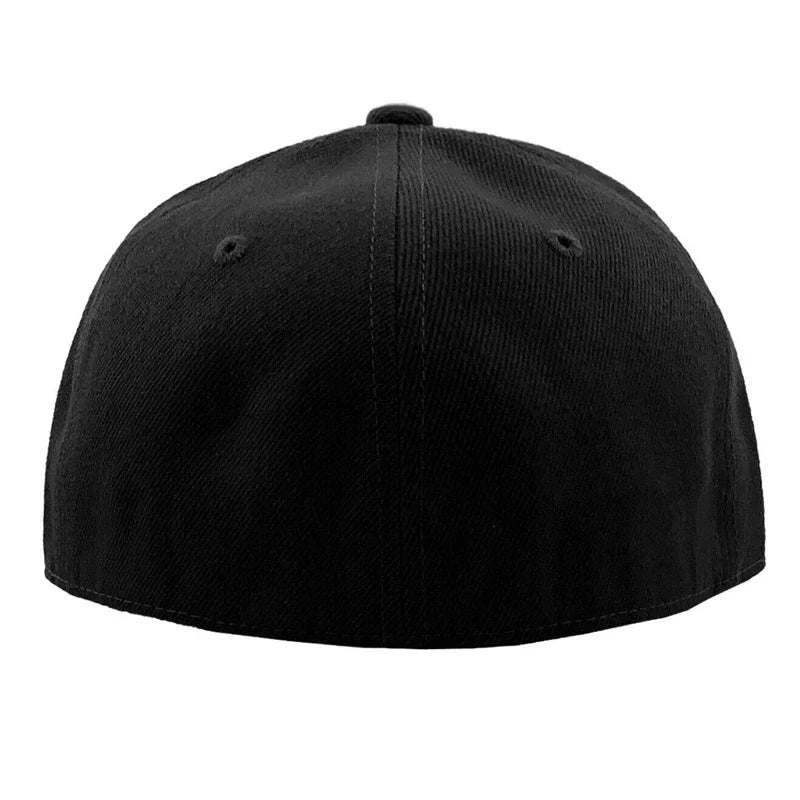 Full Closed Fitted Cap Hat New York Size Plus Large Trucker Men Bill Hip Hop Plain Baseball Snapback Blank Flat Visor Brim Era