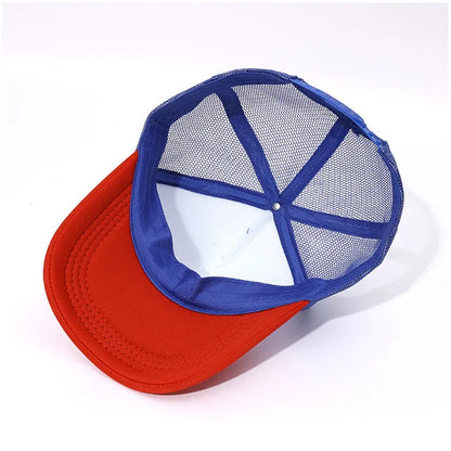 Customized Logo Mesh Baseball Caps Men Women 5 Panel Cheaper Trucker Hats Sports Team Snapback Caps Summer Sun Dad Hat Gorras