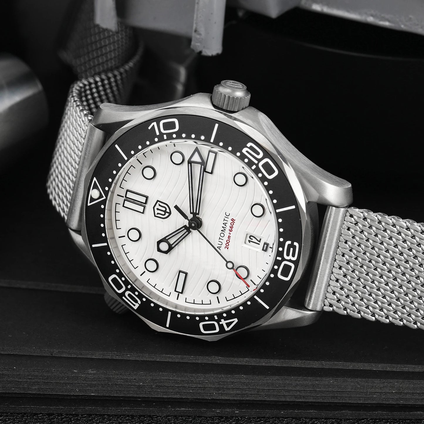 Watchdives WD007 V4 Titanium NTTD Dive Watch PT5000 Automatic Movement Sapphire Super Luminous Domed Crystal 42mm Men Watches