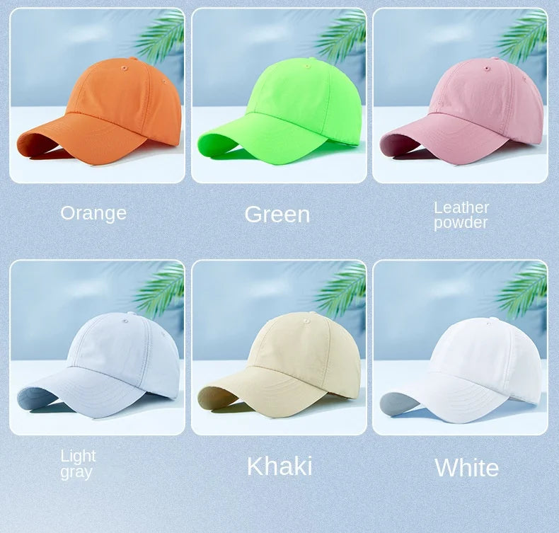 Unisex Waterproof Baseball Cap Outdoor Hat Quick Dry Sun Hat [All Senson] Men Women Sport Golf Hat