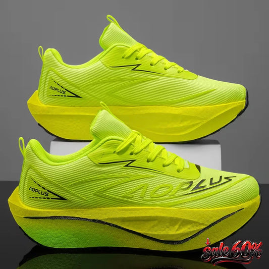 2026 Air Cushion Jogging Shoes Running Shoes Carbon Board Marathon Men Sports Breathable Lightweight Women's Nonskid Sneakers