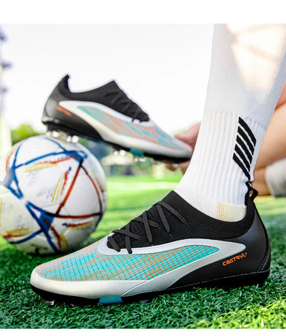 Men's New TF Football Boots Sneakers Professional Society Casual Male Soccer Shoes Futsal High-Quality Football Shoes Training