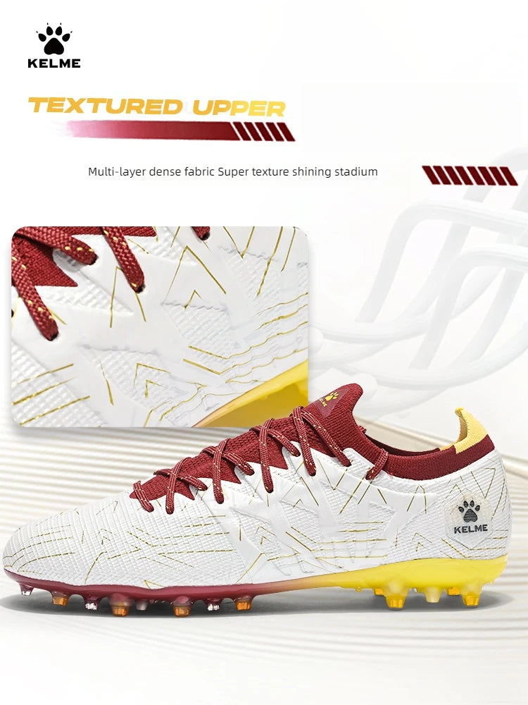 KELME Voetbalschoenen voor volwassenen Heren Disease Electric 3.0 Korte spikes Voetbalschoenen Kinderen MG Professional Wedstrijd- en trainingsschoenen