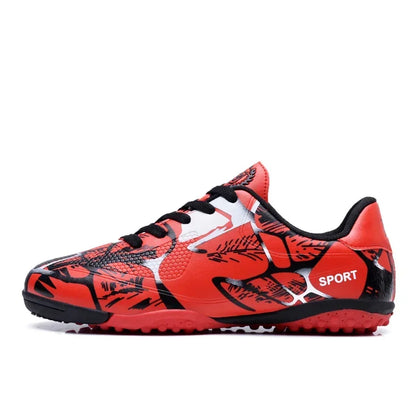 Children Soccer Shoes Sports Society Field Boy Football Shoes Futsal Fast Indoor Sneakers Original Ankle Cleats Football Boots