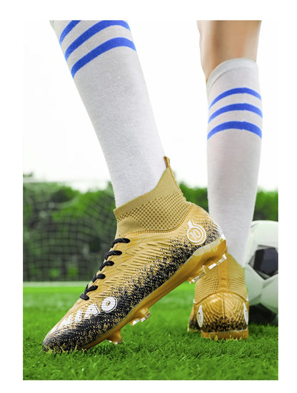 Chaussures de football professionnelles pour hommes, chaussures de soccer, crampons de football FG, chaussures de soccer ultralégères pour l'entraînement, baskets de soccer pour sports de plein air.
