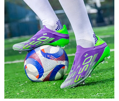 Pointure 35-45 Chaussures de football FG/TF pour hommes, futsal, professionnelles, unisexes, pour garçons, chaussures de football, baskets