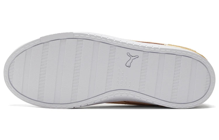 Baskets basses en polaire Puma Jada, couleur kaki, 382703-02.