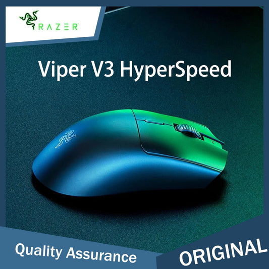 Razer Viper V3 HyperSpeed Wireless Esports Gaming Mouse, 30K DPI Optical Sensor, Gen-2 Mechanical Switches, 8 Programmable Controls