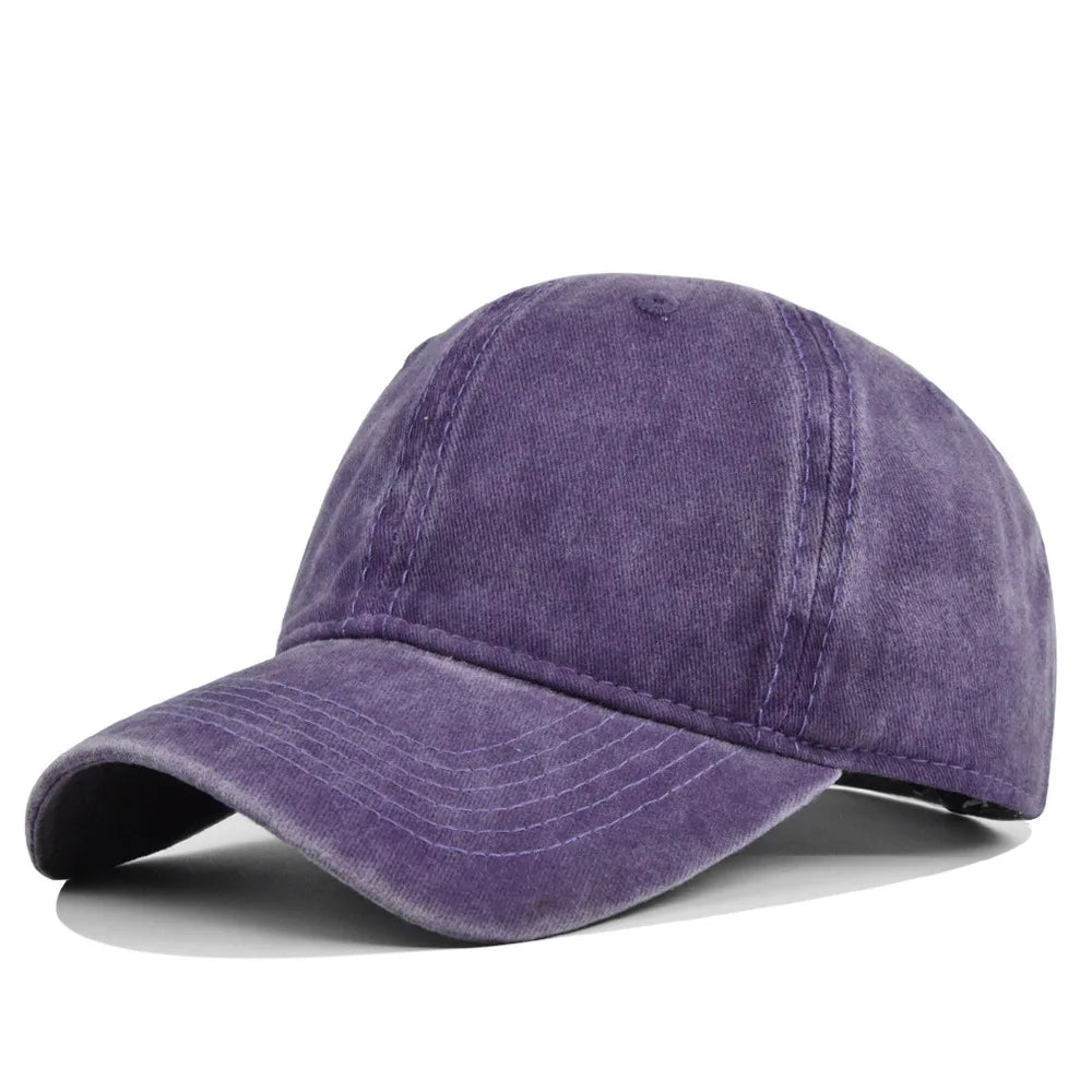 Retro Washed Cotton Baseball Cap Men Women Snapback Hat y2k Hip Hop Caps Solid Color Hat Bone Casquette Outdoor Casual Sport hat