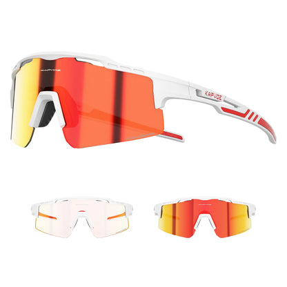 Kapvoe Outdoor Photochromic Bicycle Sports Glasses Men Women Road Cycling Sunglasses UV400 MTB Cycling Eyewea Driving Goggles