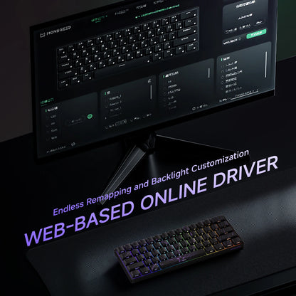 Akko MonsGeek FUN60 PRO&MAX HE Mechanical Keyboard Magnetic Switch 60% Gaming Keyboard Rapid Trigger 8K Custom Keyboard